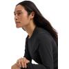 Arc’teryx Rho Crew Neck LS Women’s | Lightweight Microfleece Thermal Base Layer for Women, Moisture Wicking Tops for Hiking(Black)