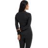 Arc’teryx Rho Crew Neck LS Women’s | Lightweight Microfleece Thermal Base Layer for Women, Moisture Wicking Tops for Hiking(Black)
