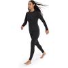 Arc’teryx Rho Crew Neck LS Women’s | Lightweight Microfleece Thermal Base Layer for Women, Moisture Wicking Tops for Hiking(Black)