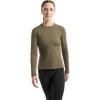 Arc’teryx Rho Crew Neck LS Women’s | Lightweight Microfleece Thermal Base Layer for Women, Moisture Wicking Tops for Hiking(Tatsu)