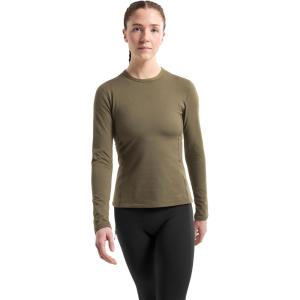 Arc’teryx Rho Crew Neck LS Women’s | Lightweight Microfleece Thermal Base Layer for Women, Moisture Wicking Tops for Hiking(Tatsu)