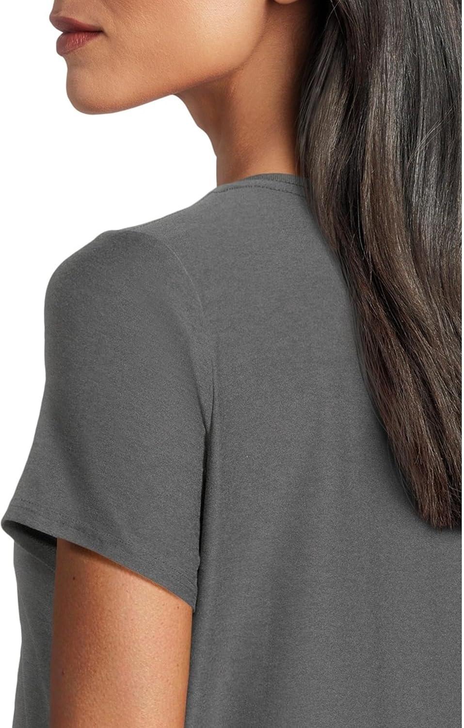 image:imageBeyond Yoga Womens Featherweight Supreme Cropped TeeTrue Gray Heather