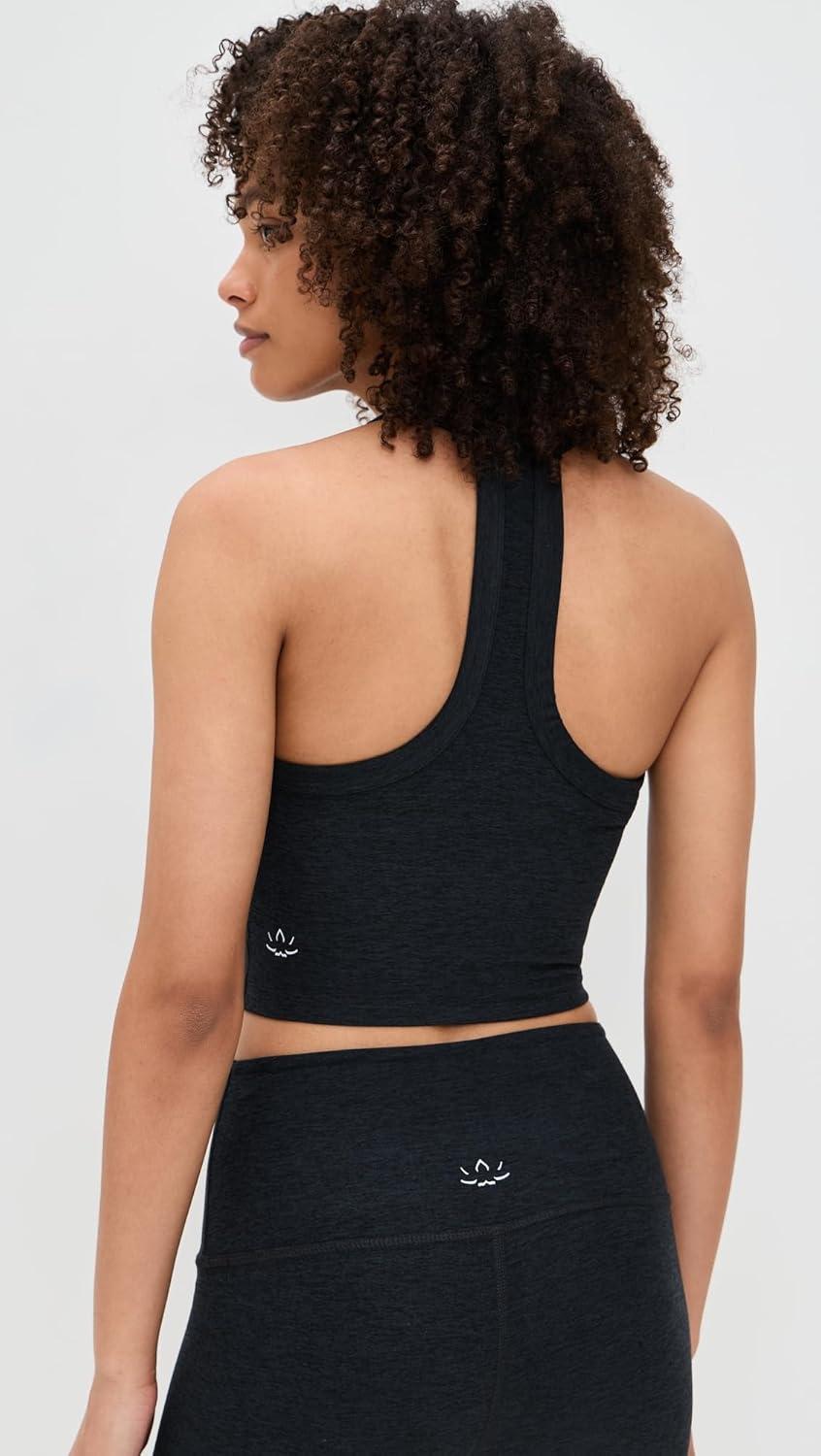 image:imageBeyond Yoga Womens Spacedye on The Up Cropped TankDarkest Night