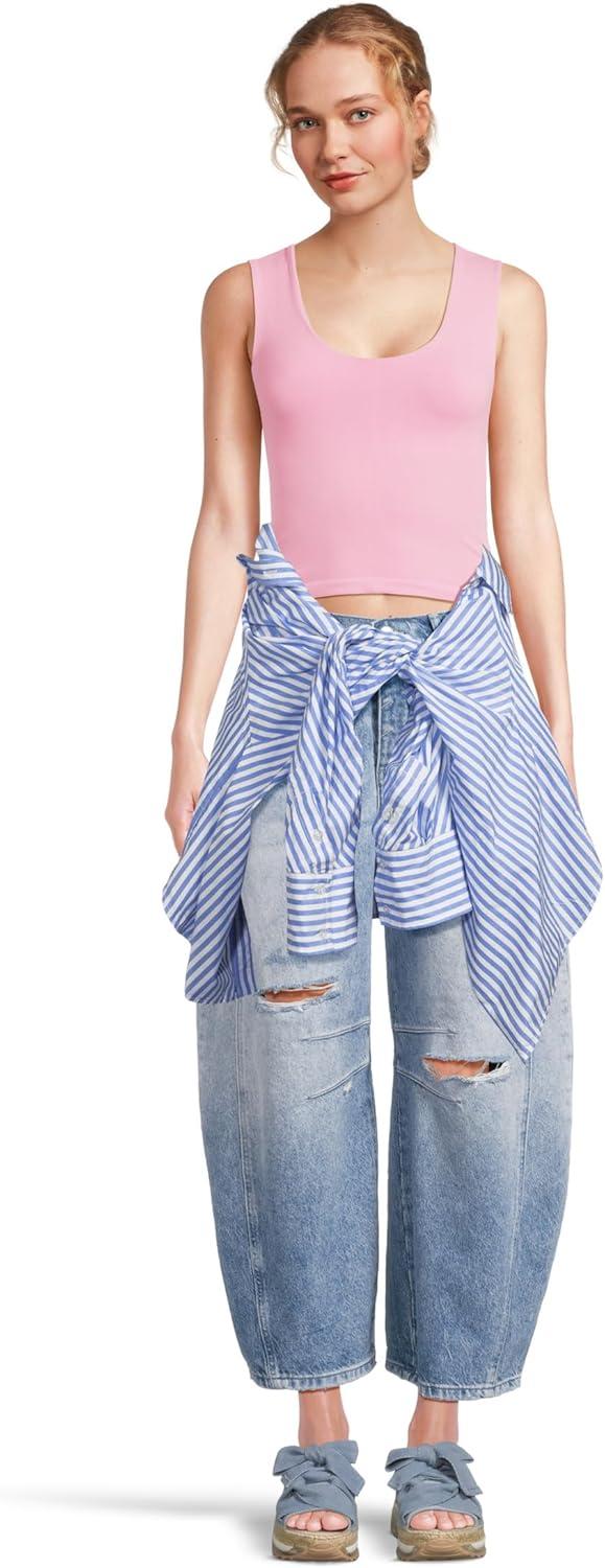 image:imageFree People Womens Clean Lines Muscle CamiOrchid Smoke 1
