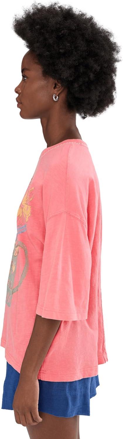 image:imageFree People Womens We The Free in Spring TeePink Poppy Combo