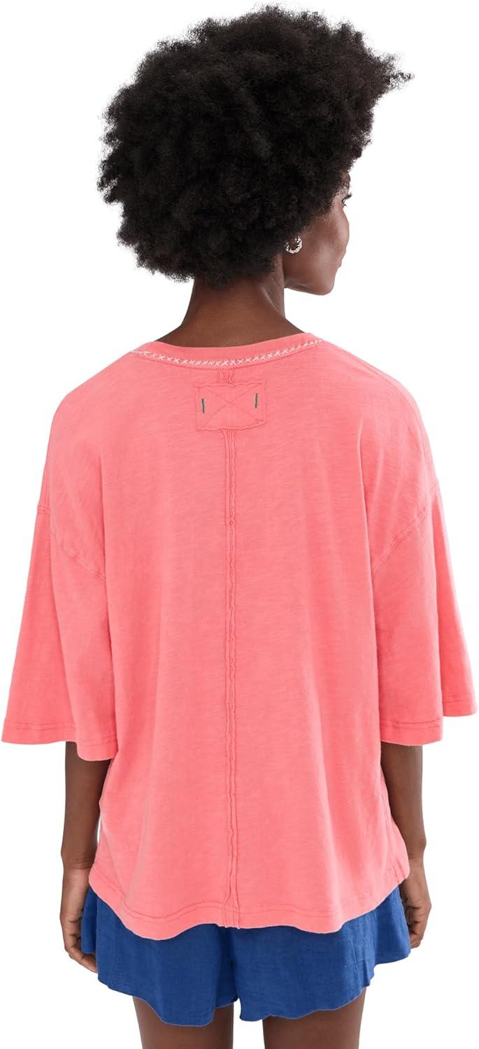 image:imageFree People Womens We The Free in Spring TeePink Poppy Combo