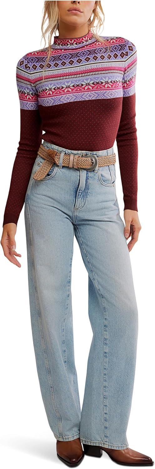 image:imageFree People Womens Winter Warmer BodysuitMaple Combo