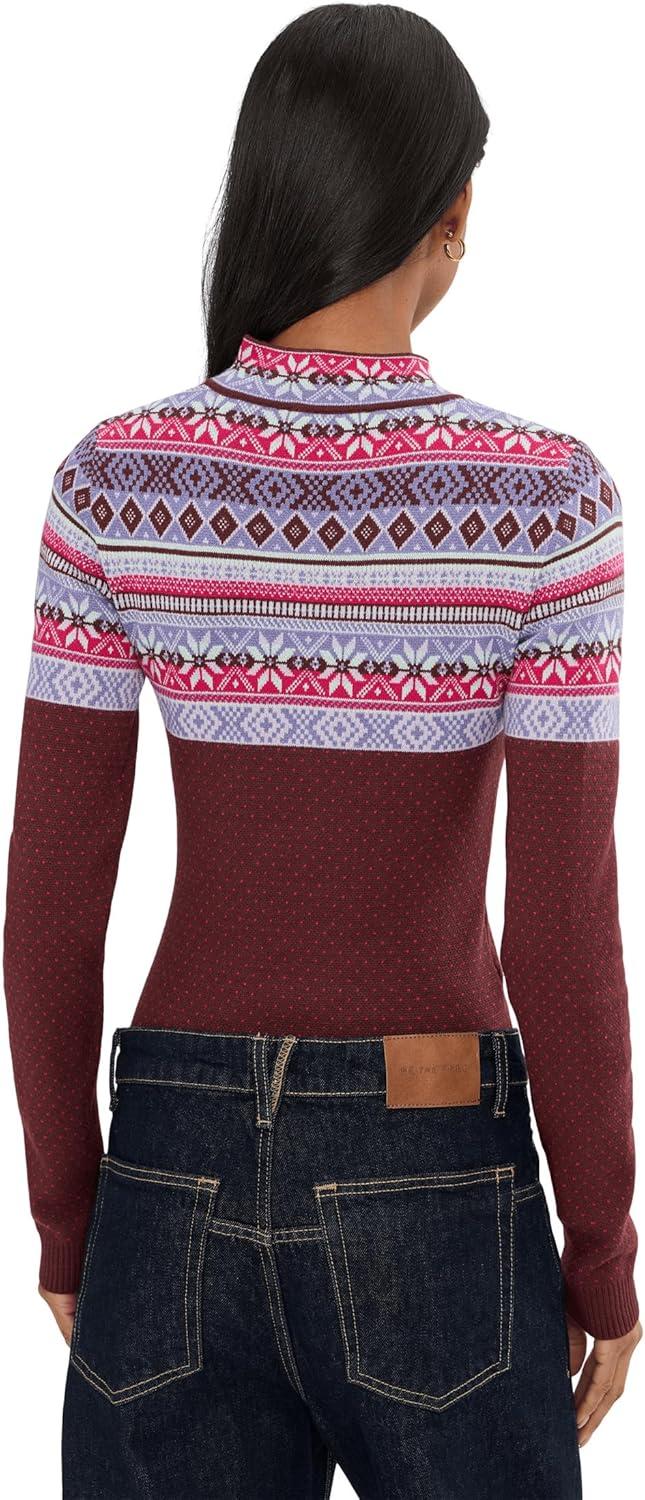 image:imageFree People Womens Winter Warmer BodysuitMaple Combo