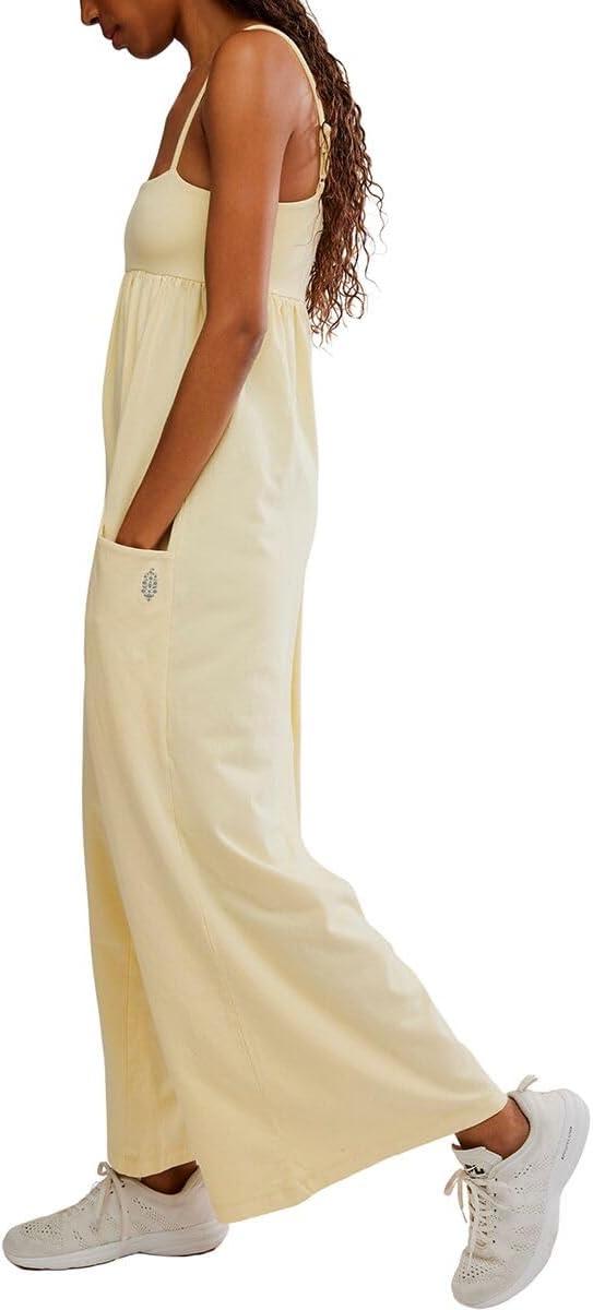 image:imageFree People womens Hot Shot Strappy Onepiece 2Sunlit Yellow