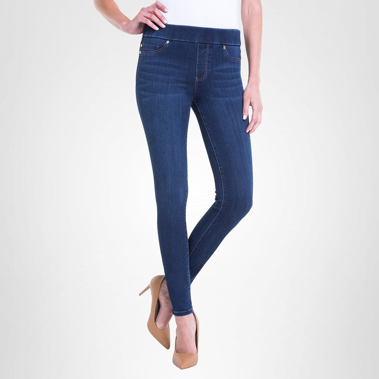 image:imageLIVERPOOL Womens Sienna Legging PullOn Denim Jean 30 InseamSan Andreas Dark