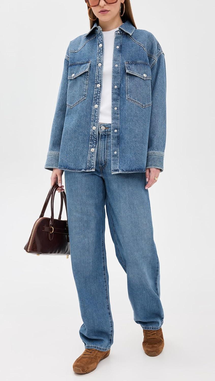 image:imageLevis Womens Baggy Dad JeansHeavy Check