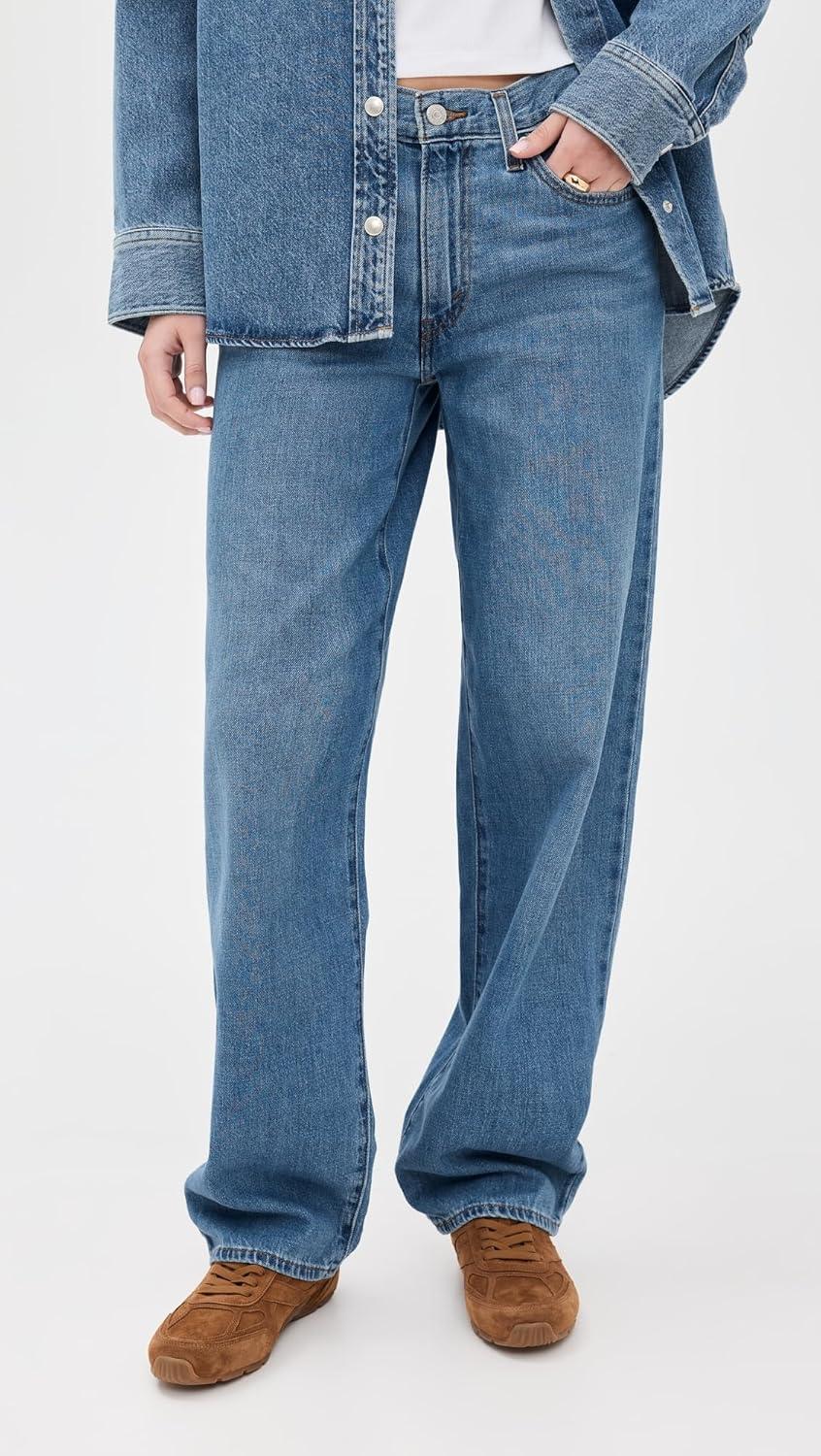 image:imageLevis Womens Baggy Dad JeansHeavy Check