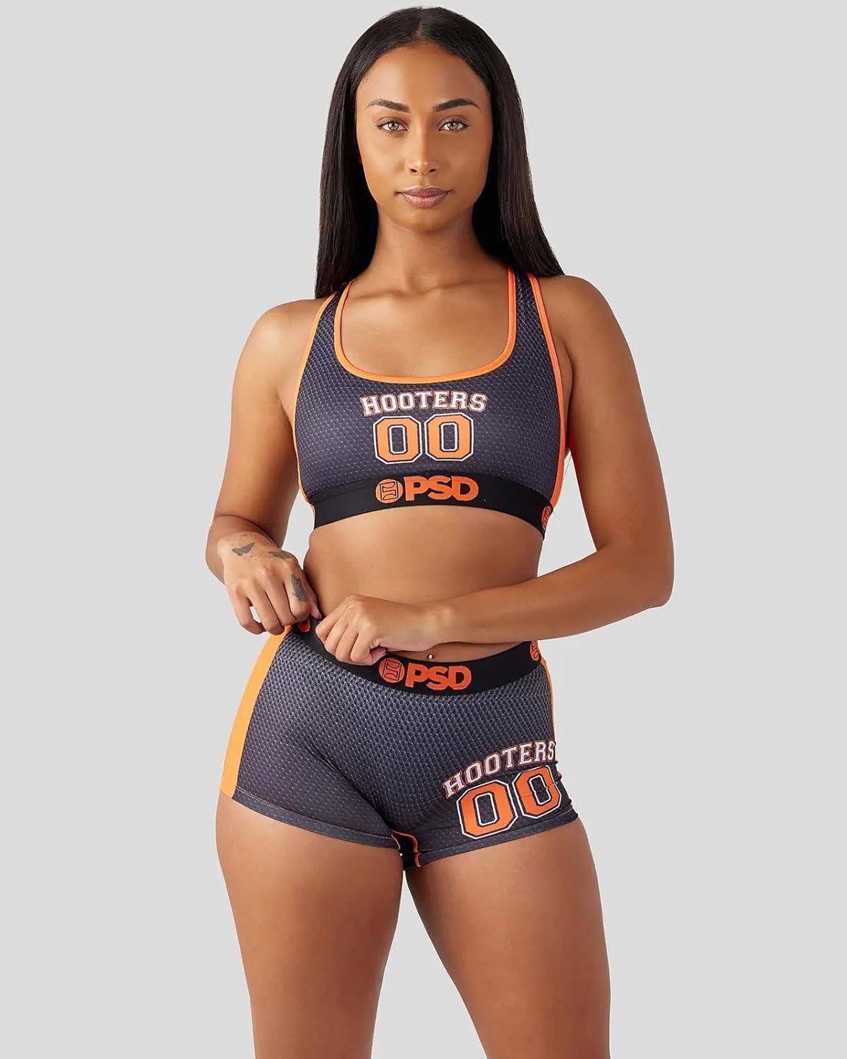 image:imagePSD Womens Smiley Print Boy Shorts Full Coverage Womens Underwear Comfortable Stretch Panties for WomenBlack