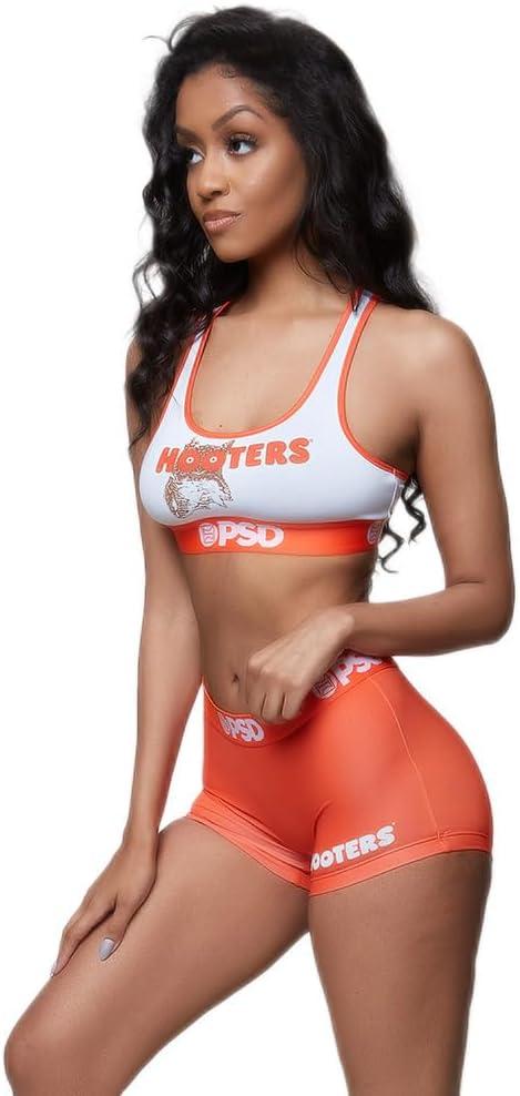 image:imagePSD Womens Smiley Print Boy Shorts Full Coverage Womens Underwear Comfortable Stretch Panties for WomenHooters Uniform