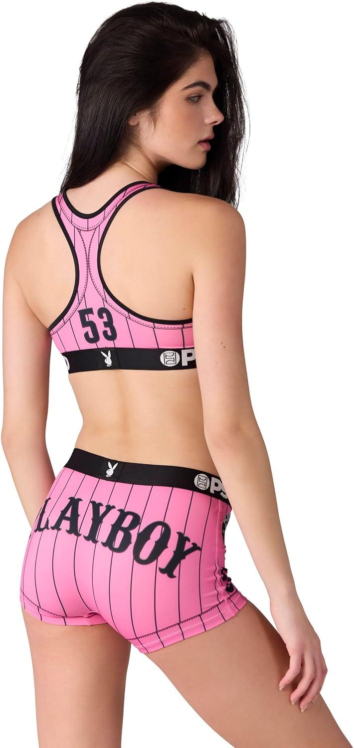 image:imagePSD Womens Smiley Print Boy Shorts Full Coverage Womens Underwear Comfortable Stretch Panties for WomenPb Play Ball
