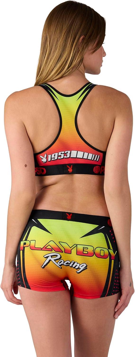 image:imagePSD Womens Smiley Print Boy Shorts Full Coverage Womens Underwear Comfortable Stretch Panties for WomenPb Racer X