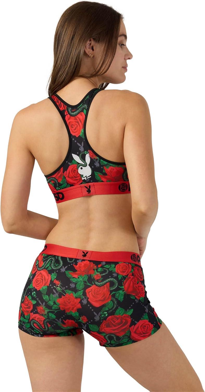 image:imagePSD Womens Smiley Print Boy Shorts Full Coverage Womens Underwear Comfortable Stretch Panties for WomenPb Slither