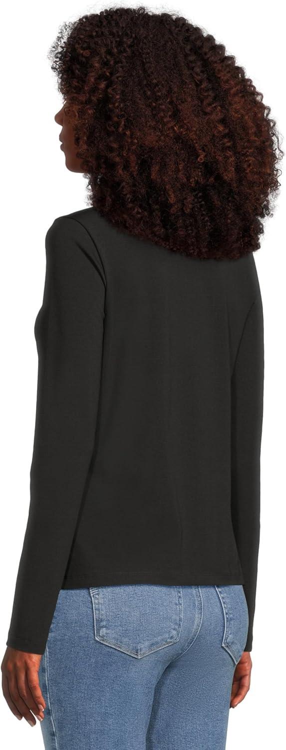 image:imagePact Womens Luxe Stretch Jersey Slim TurtleneckBlack