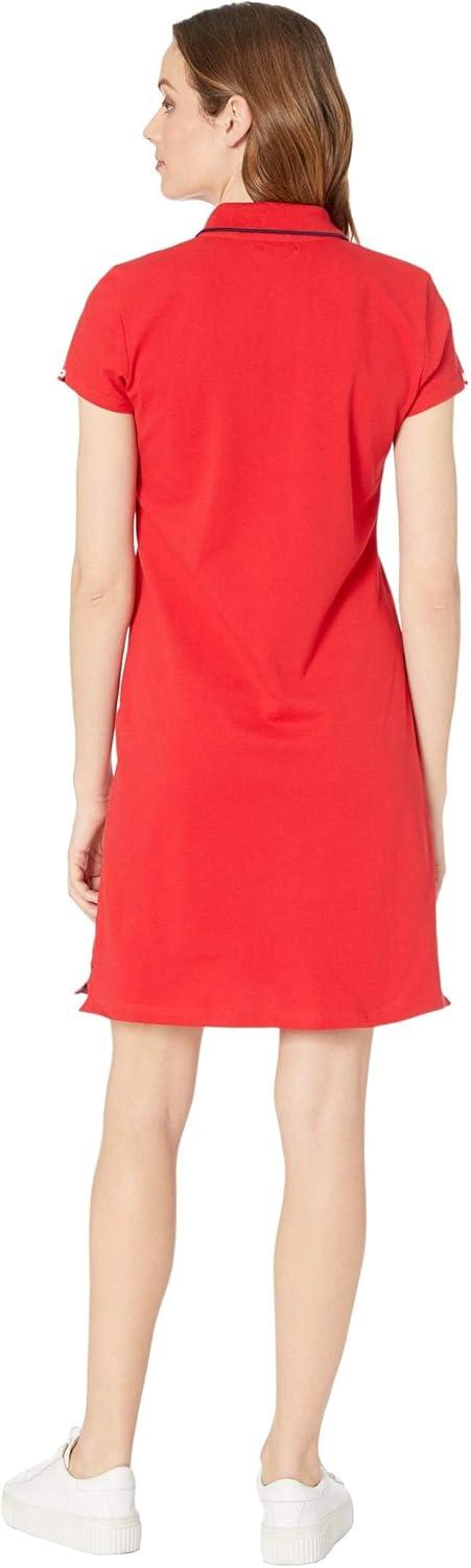 image:imagePolo Dress with Tipped Design by US Polo AssnRacing Red