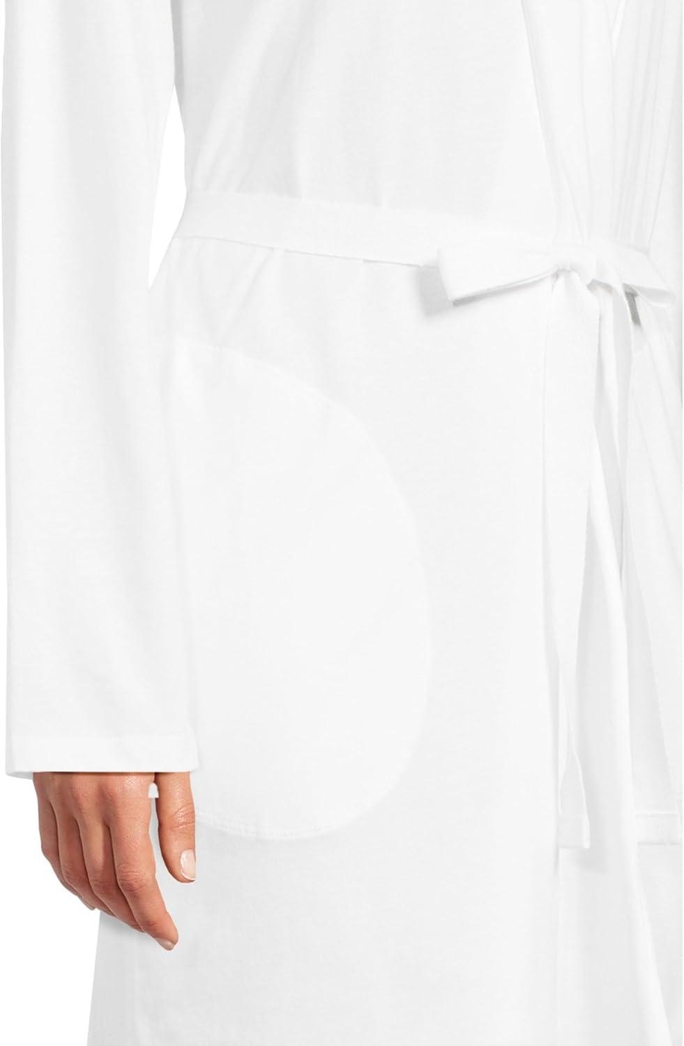 image:imageSkin womens Natural 36 12 Juliana Organic Cotton RobeWhite