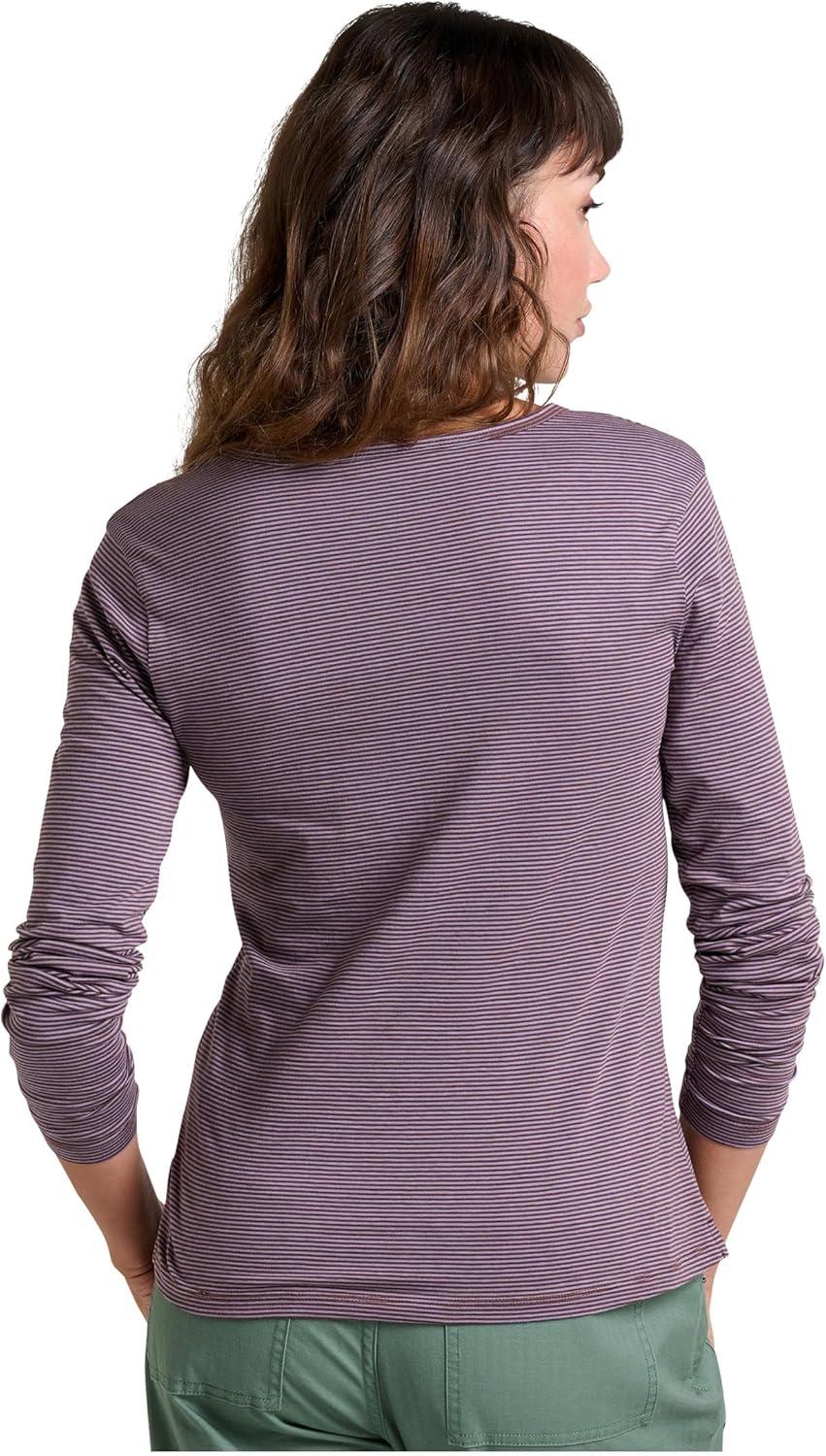 image:imageToadampCo Rose Long Sleeve TeeAster Micro Stripe