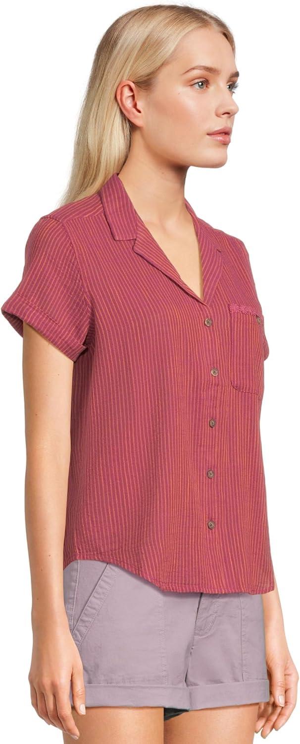image:imageToadampCo Rose Short Sleeve TeeBoysenberry Daisy Stripe