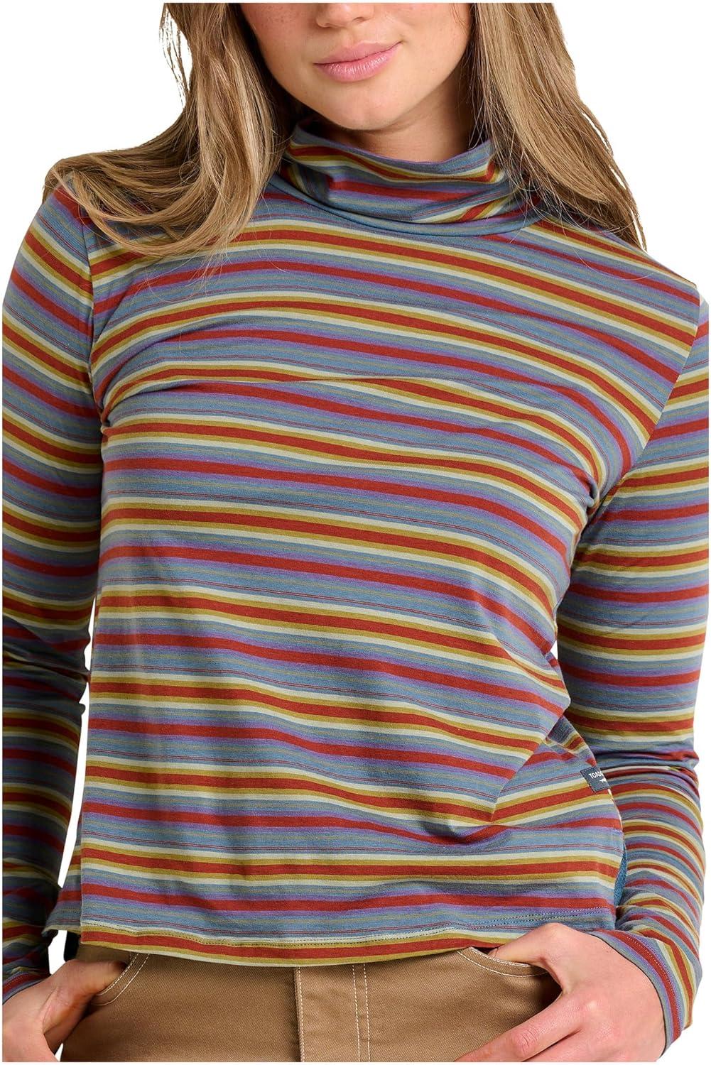 image:imageToadampCo Rose Short Sleeve TeeBurnt Henna Multi Stripe