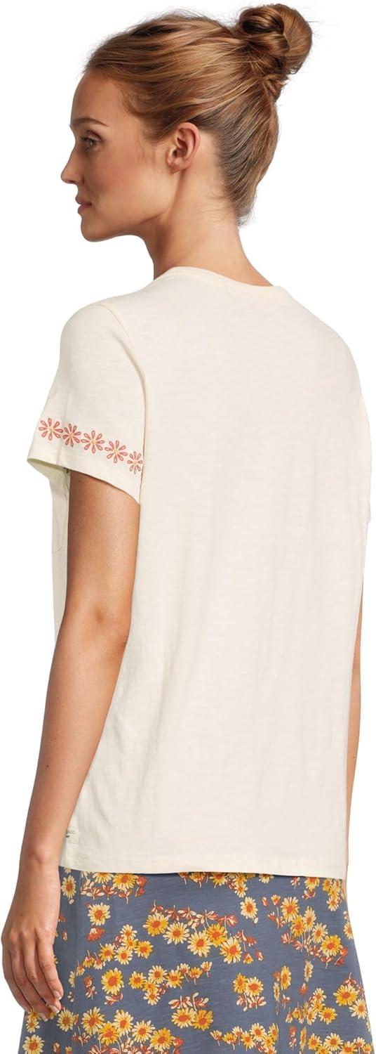 image:imageToadampCo Rose Short Sleeve TeeSalt Embroidery