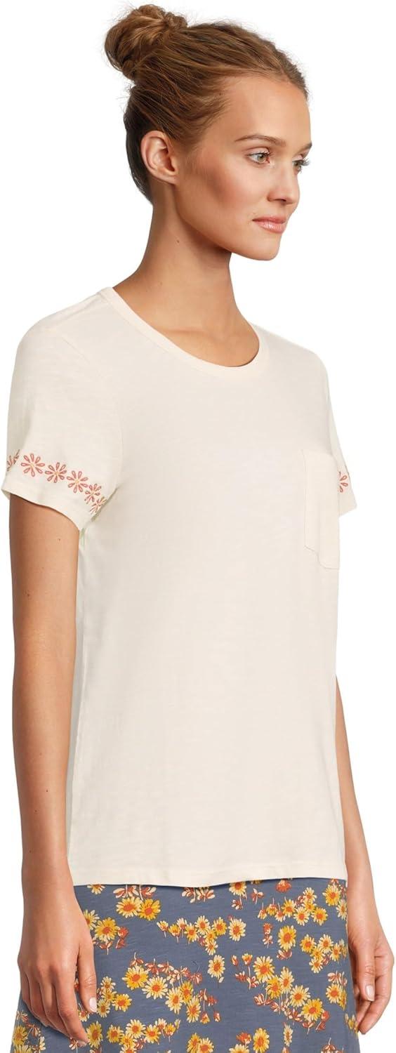 image:imageToadampCo Rose Short Sleeve TeeSalt Embroidery
