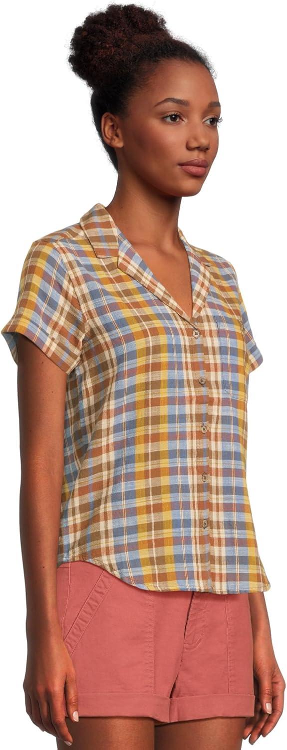 image:imageToadampCo Rose Short Sleeve TeeUmber Plaid