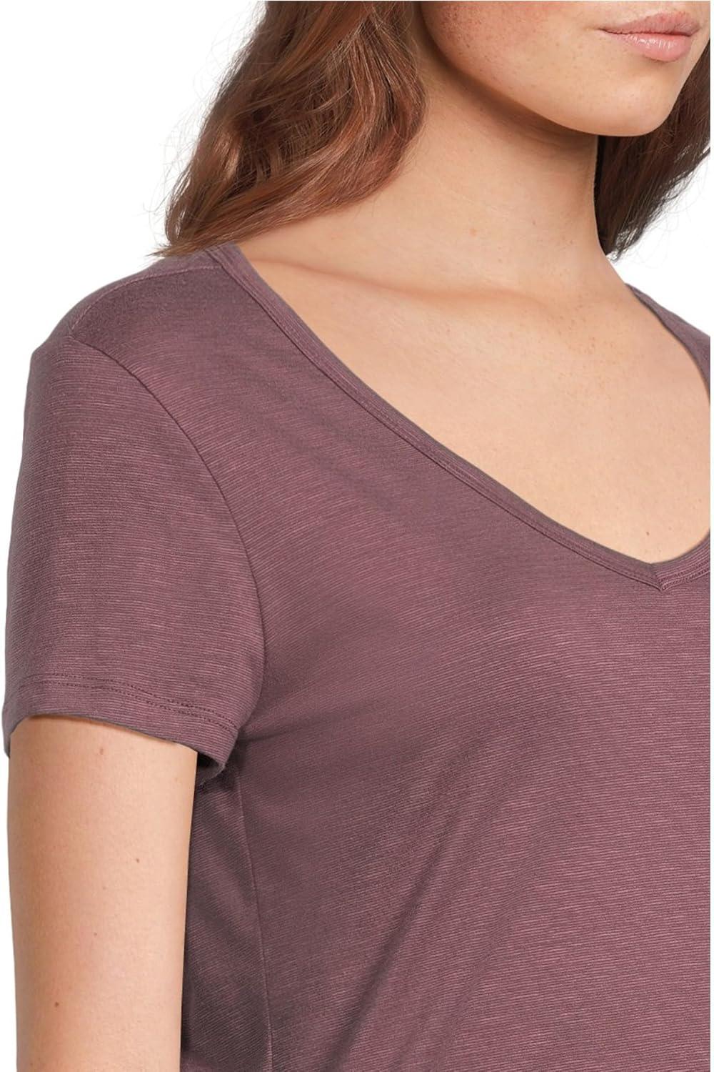 image:imageToadampCo Womens Marley Short Sleeve V TeeHuckleberry