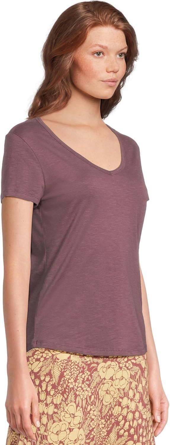 image:imageToadampCo Womens Marley Short Sleeve V TeeHuckleberry