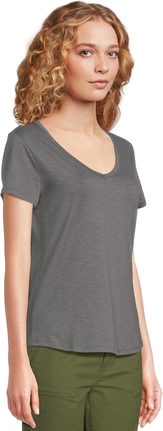 image:imageToadampCo Womens Marley Short Sleeve V TeeIron