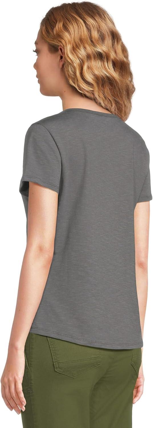 image:imageToadampCo Womens Marley Short Sleeve V TeeIron
