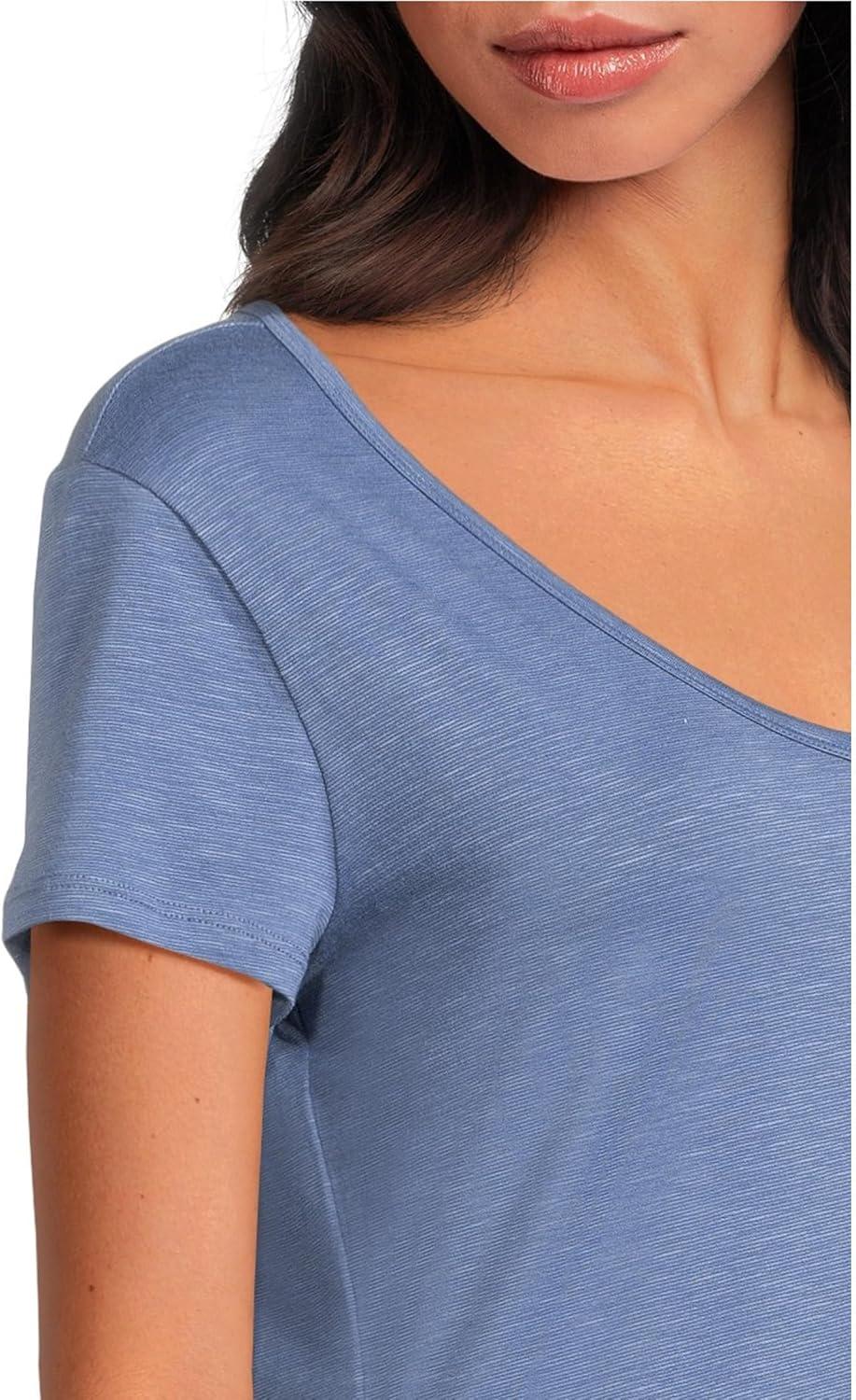 image:imageToadampCo Womens Marley Short Sleeve V TeeKyanite