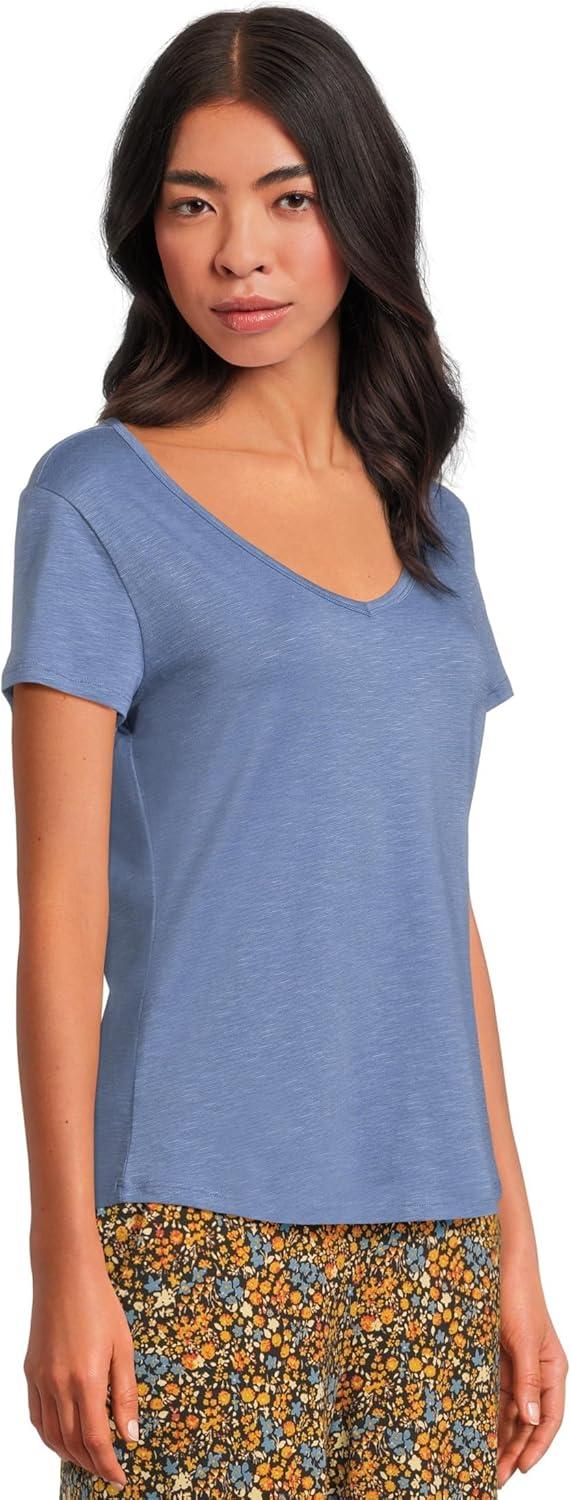 image:imageToadampCo Womens Marley Short Sleeve V TeeKyanite
