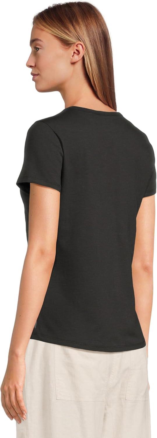 image:imageToadampCo Womens Marley Short Sleeve V TeeTrue Black