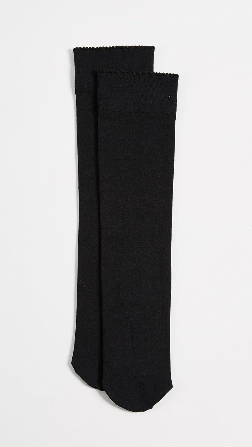 image:imageWolford Womens Velvet de Luxe 50 KneeHighsNearly Black