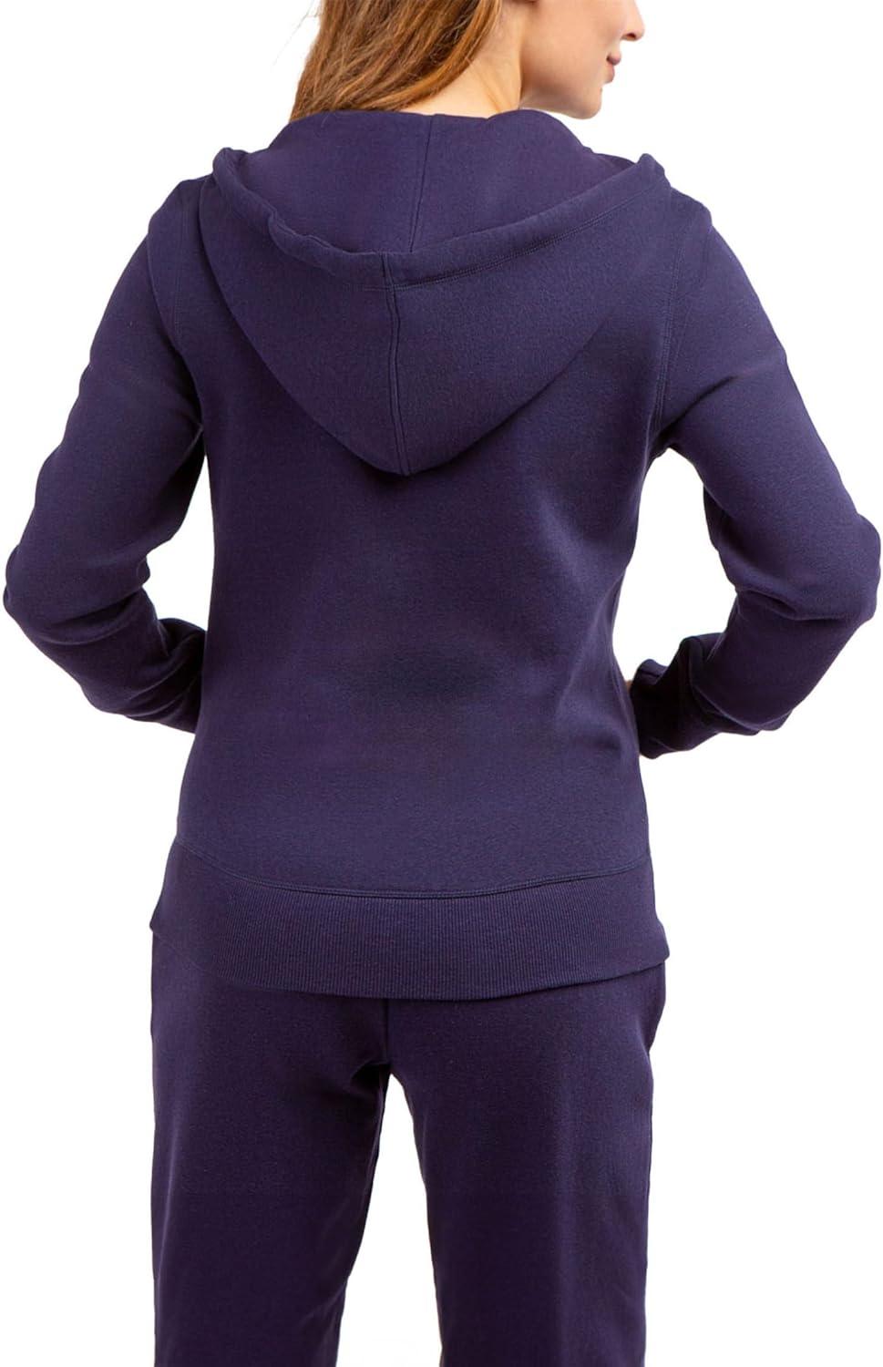 image:imageZipup Fleece Hoodie with LogoEvening Blue