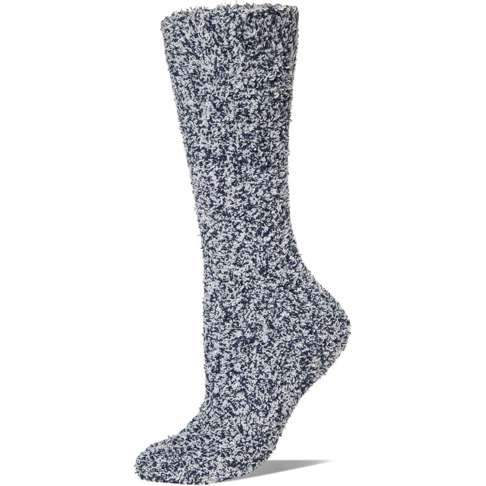 image:imageBarefoot Dreams Womens Cozychic Heathered SocksHeathered Indigo