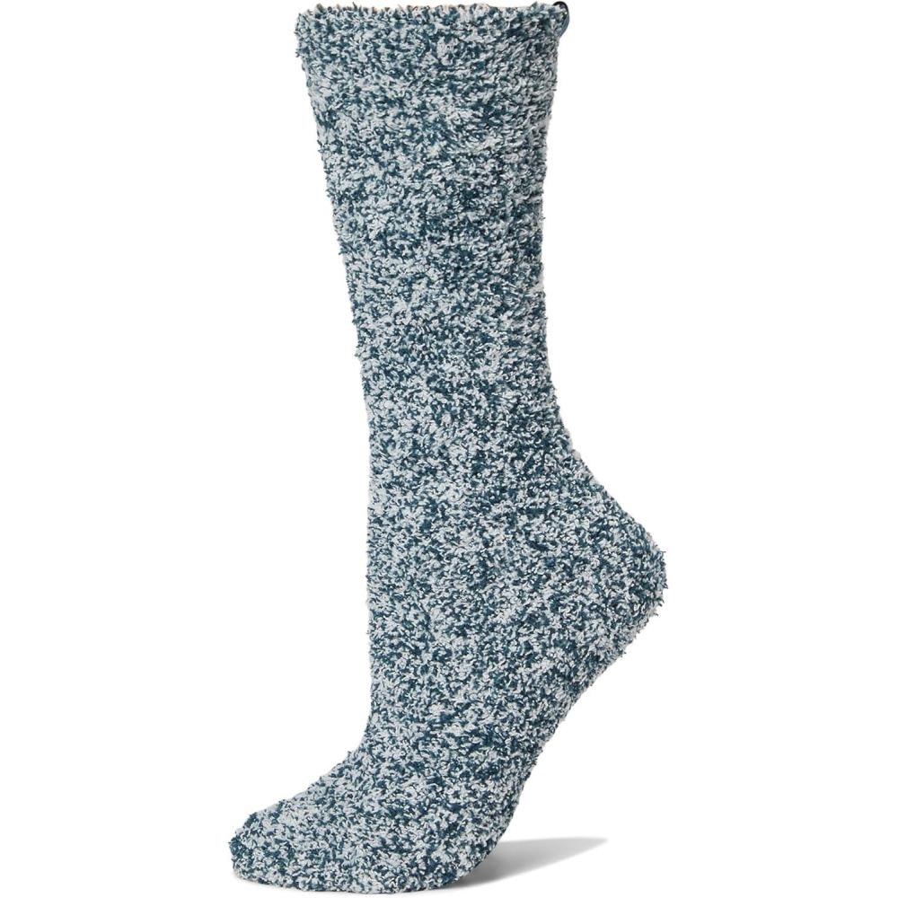 image:imageBarefoot Dreams Womens Cozychic Heathered SocksHeathered Midnight Teal