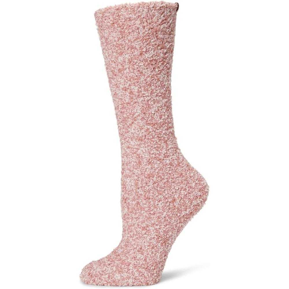 image:imageBarefoot Dreams Womens Cozychic Heathered SocksHeathered Rosy Blush