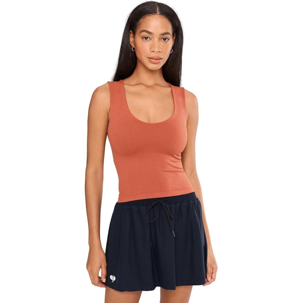 image:imageFree People Womens Clean Lines Muscle CamiCinnamon Stick 1