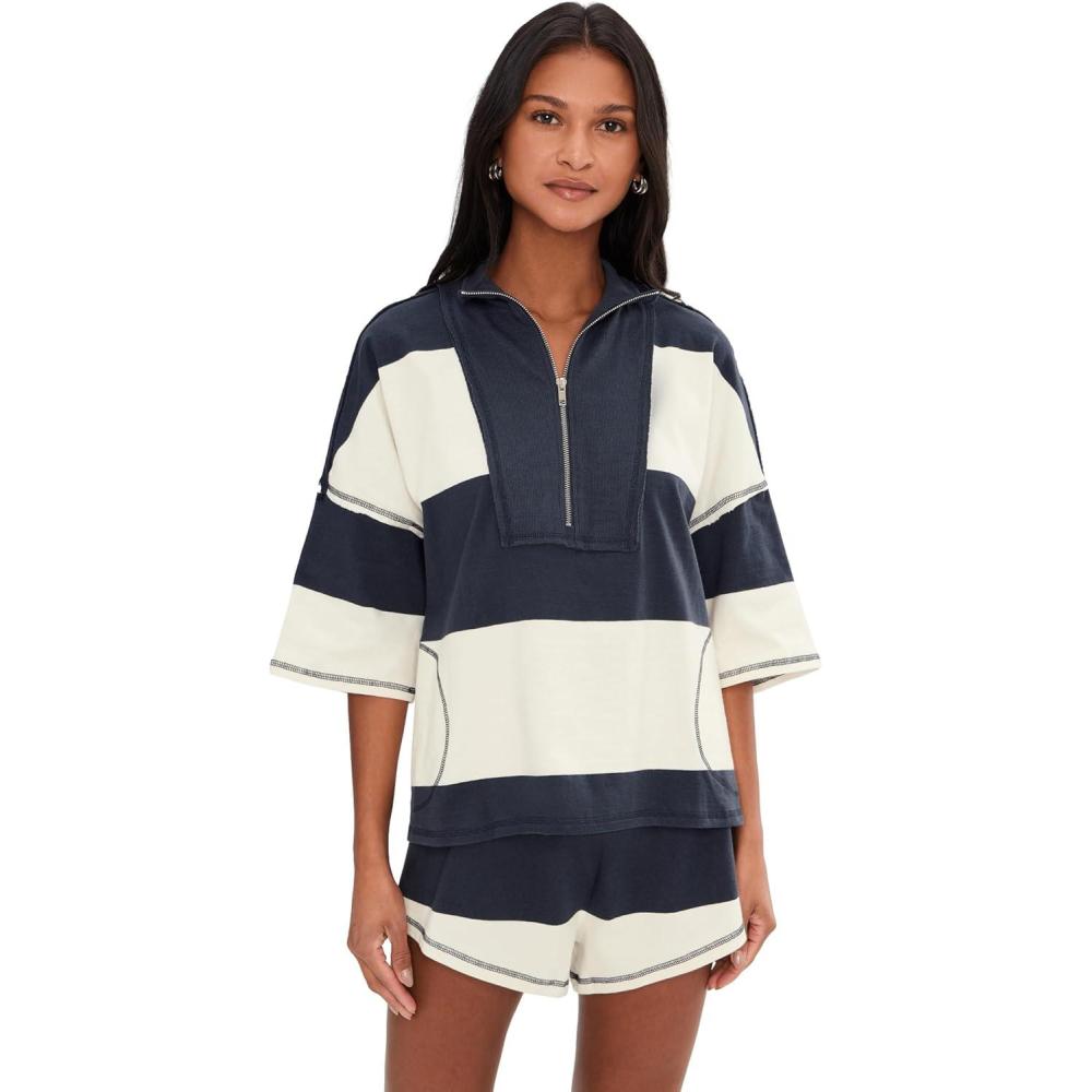 image:imageFree People Womens Retro Rugby SetMidnight Navy