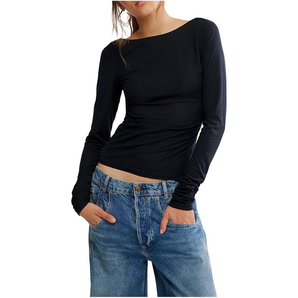 image:imageFree People Womens Riley Tee Black
