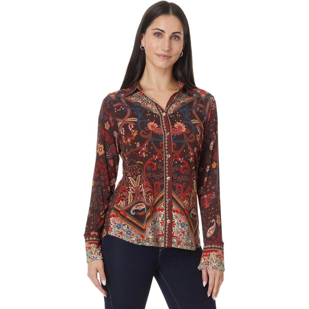 image:imageJohnny was Womens The Janie Favorite Button Front ShirtClarisa