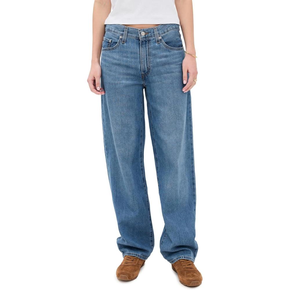 image:imageLevis Womens Baggy Dad JeansHeavy Check