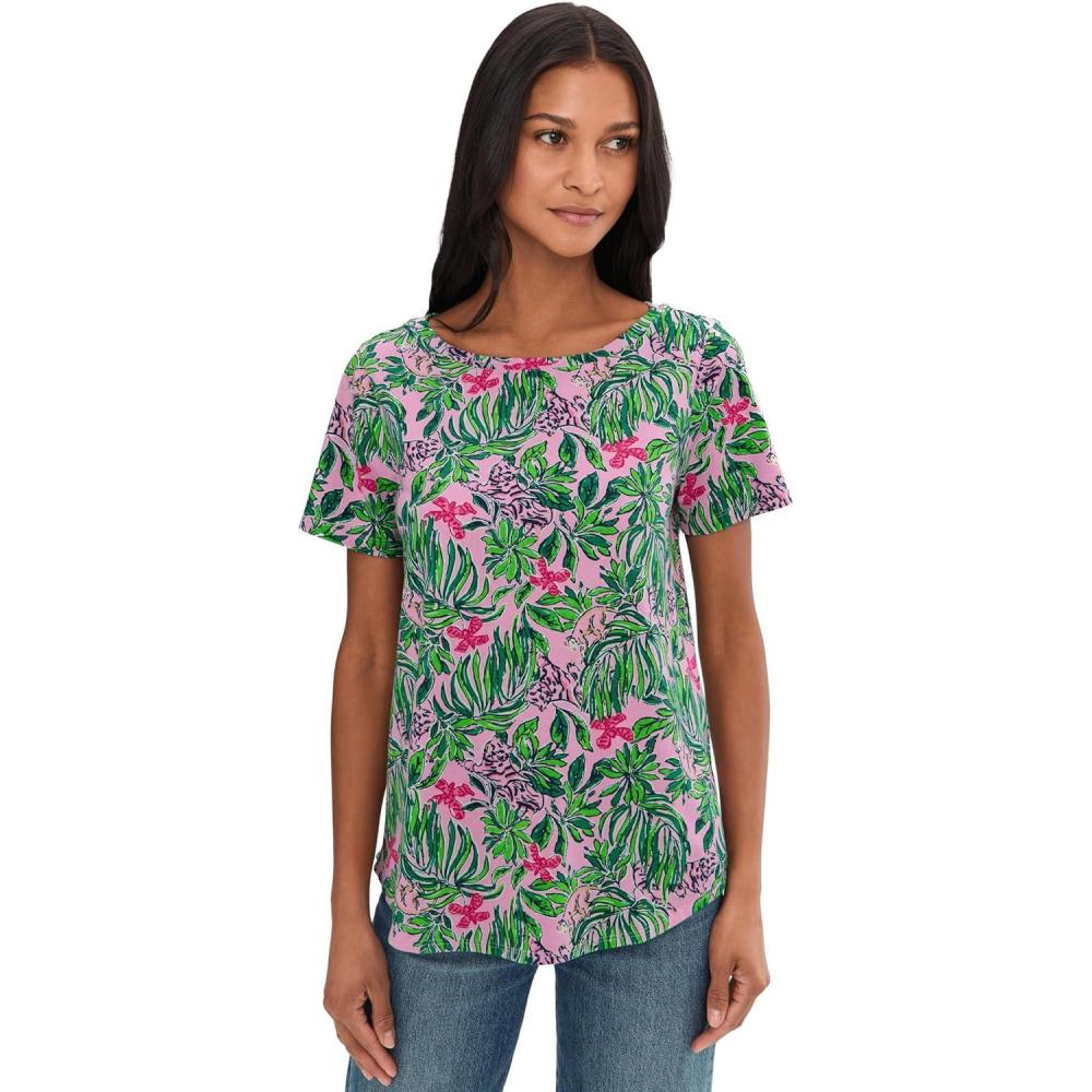 image:imageLilly Pulitzer Womens Key West TopConch Shell Pink Roaring With Joy