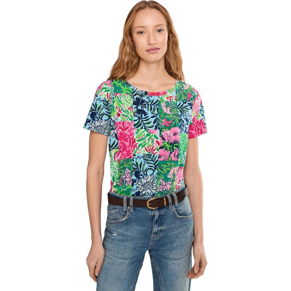 image:imageLilly Pulitzer Womens Key West TopParty Punch Patch