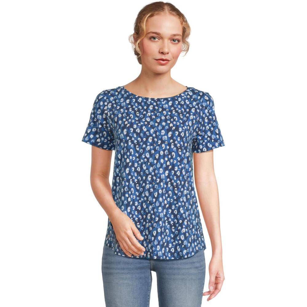 image:imageLilly Pulitzer Womens Key West TopStarlight Navy Youre an Animal